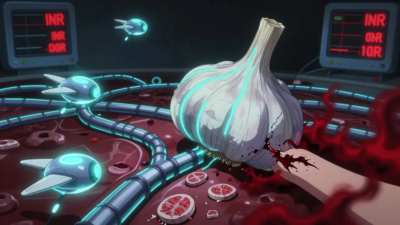 Garlic Supplements and Anticoagulants: What You Need to Know About Bleeding Risks